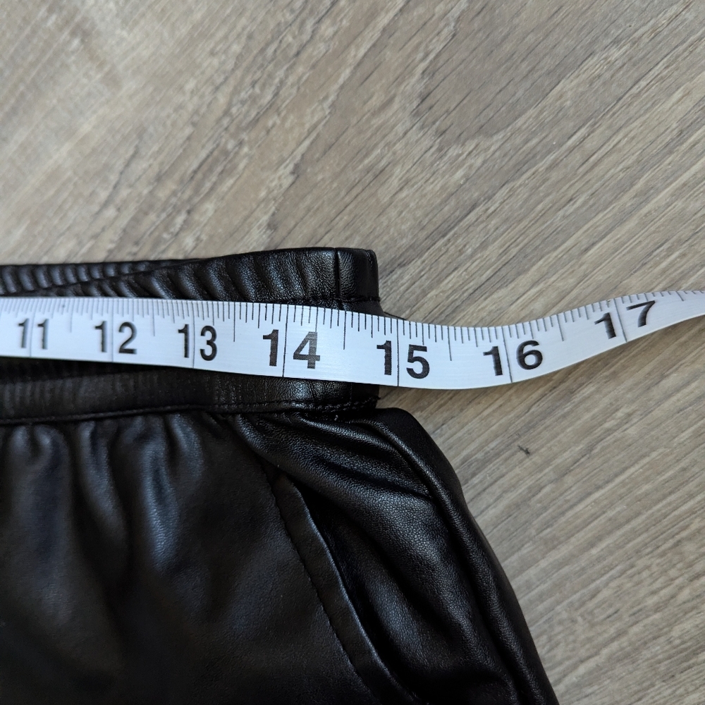 A New Day Faux Leather Joggers Size S - Picture 5 of 6